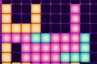 10x10 Tetris játék disco stílusban