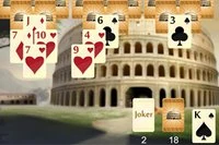 Az ókori Róma a Tripeaks Solitaire játékban