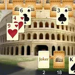 Az ókori Róma a Tripeaks Solitaire játékban