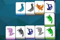 Párosítsd a madármintás lapkákat gyorsan ebben a pihentető mahjong