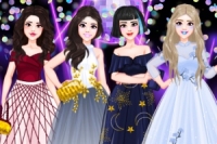 Jennie, Lisa, Jisoo és Rose, a híres K-pop BLACKPINK csoport tagjai,