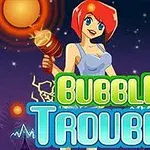 A klasszikus Bubble Trouble játék új változata