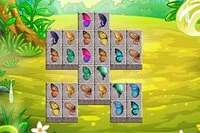 Mahjong Connect játék pillangókkal