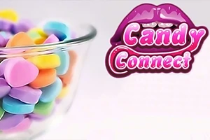 Mahjong Connect játék cukorka-stílusban