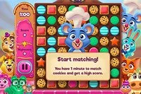 Az online játék Cookie Match az élet édes oldaláról szól, legalábbis