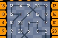 Egyedi napi 1-től 25-ig rejtvényjáték