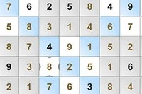 Napi Sudoku játék extra szabállyal az átlókra