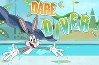 Bugs Bunny ugrik fejest a medencébe