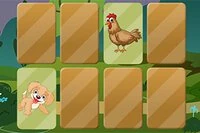 A „Domestic Animals Memory” egy ingyenes online memóriajáték állatokkal