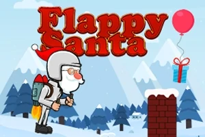 Segíts Flappy Télapónak kiosztani az ajándékokat és gyűjts pontokat