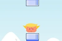 Flappy Trump egy szórakoztató, egyszerű játék, Flappy Bird-hez hasonló