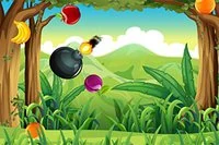 A Fruit Cutter játékban pontokat szerezhetsz, ha minden gyümölcsöt elvágsz