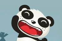 Ez a cuki panda mindig csak megy!