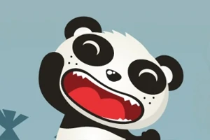 Ez a cuki panda mindig csak megy!