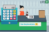 Grocery Cashier: Oktató matematikai játék