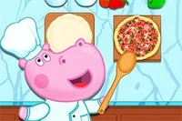 Hippo Pizzéria egy nagyon aranyos főzős játék