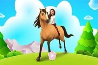 Horse Run 3D egy szórakoztató ló futó játék