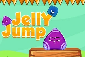 Ugorj minél magasabbra a Jelly Jump játékban, és ne ess le