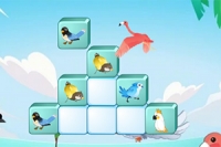 Szórakoztató Mahjong játék madarak témában