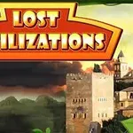 A képen egy Lost Civilizations felirat és egy háttérben látható, régi kőépületekkel tarkított táj jelenik meg