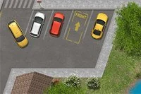 Vezess egy sárga taxit és parkolj le egy kijelölt helyre