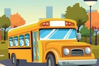 School Bus egy szórakoztató felülnézetes szimulációs játék, ahol egy