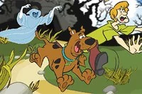 Segíts Scoobynak és Bozontosnak megszökni a szellemekkel teli kastélyból!