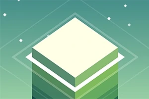 Geometriai elemeket ábrázoló zöldes-kék tónusú illusztráció, középen egy világos négyzet alakú platformmal