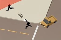 Legyél az utolsó stickman ebben az őrült online battle royale játékban