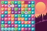 Tisztíts meg legalább 3 blokkot a Sunset Valley pihentető játékában