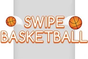 Narancssárga Swipe Basketball felirat két kosárlabdával
