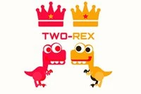 Színes T-Rex futójáték kétjátékos móddal