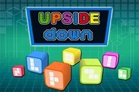 Egy fejjel lefelé fordított tetris játék