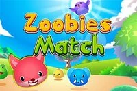 Klasszikus Match 3 játék Zoobies-szal